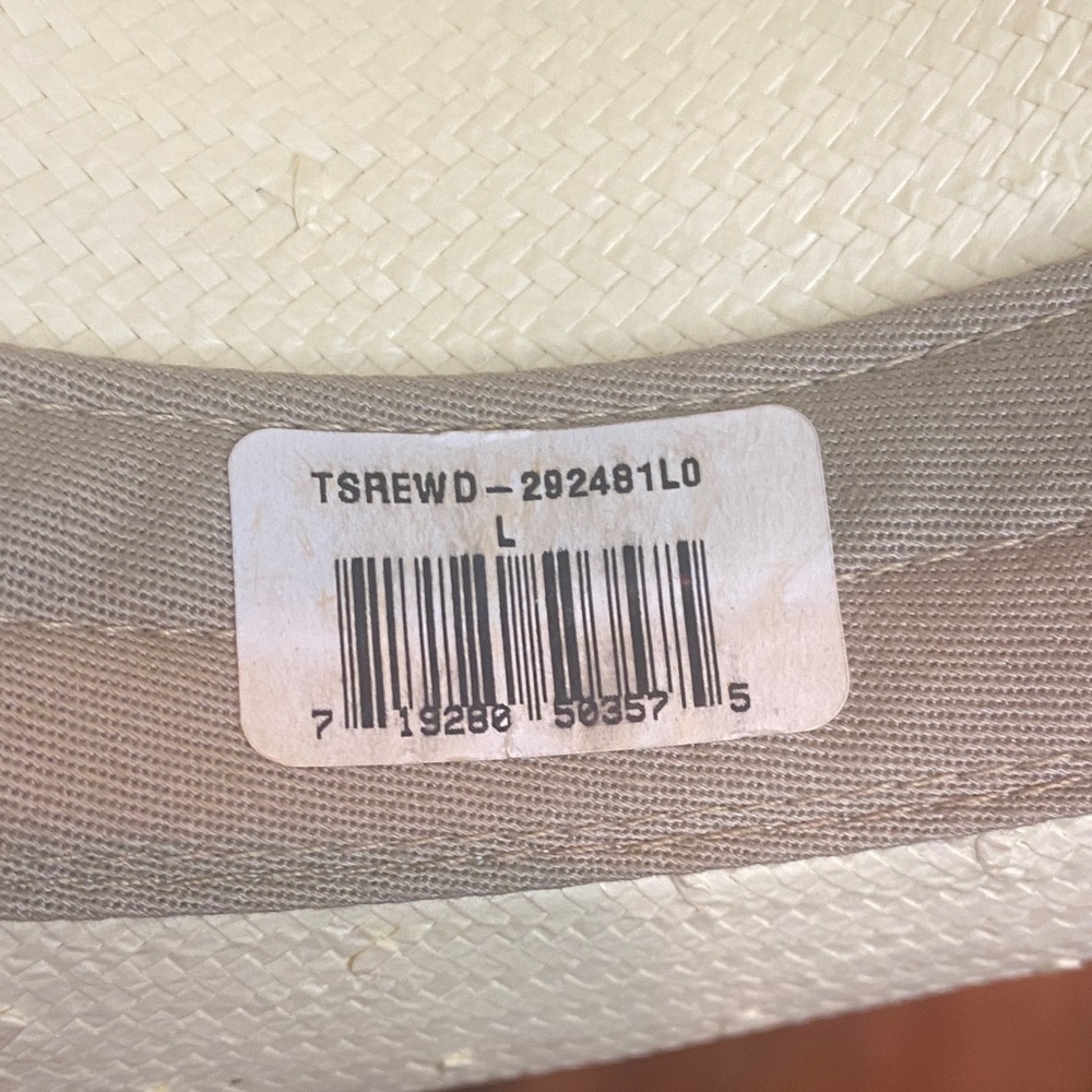 Stetson Light Straw Fedora Hat - Ivory - Picture 4 of 16